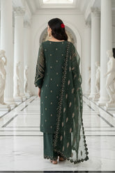 3-PC Embroidered Organza Suit CMA-5-133A